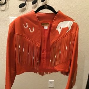 AMAZING WESTERN JACKET AND SKIRT MADE BY RICKY NELL FOR RODEO QUEEN, VINTAGE